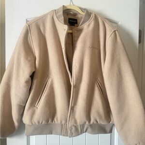 Standard Cloth Light Tan Bomber Jacket